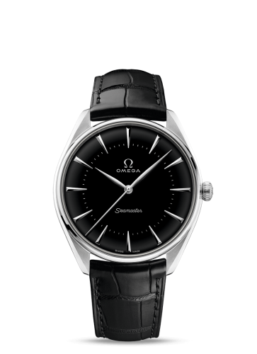 Omega Seamaster Master Co-Axial 39.5 Olympic Games Platinum / Enamel / Alligator